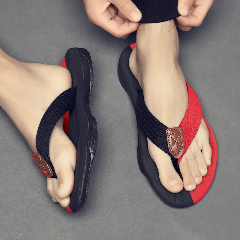 2021 Summer Men And Women Flip Flops Fashion Trend Beach Slippers Soft Slippers Non-Slip Summer Shoes Wear-Resistant Comfortable