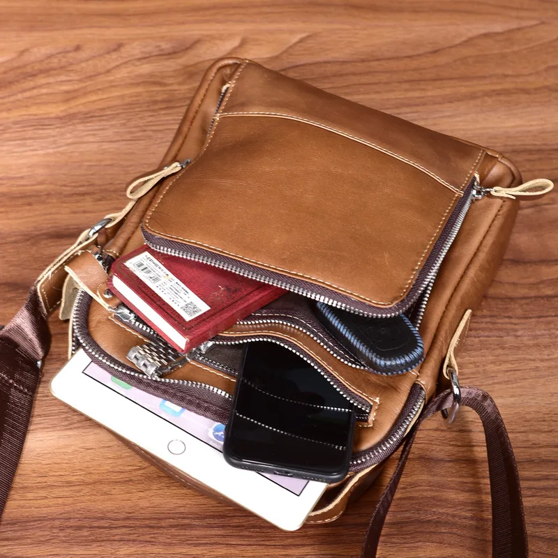 

Men's Handbag Men's Bag Shoulder Bag Men's Leather Messenger Bag