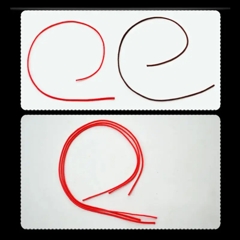 1 м рыболовная удочка с оплеткой нейлоновый поводок шнур ремешок наконечник