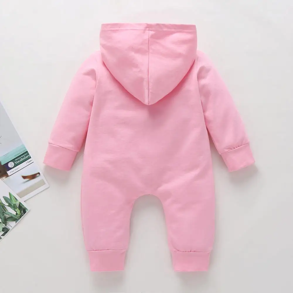 2019 г. Комбинезон для новорожденных мальчиков и девочек однобортный комбинезон с