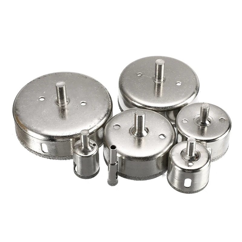 7 шт./компл. металлическое Алмазное покрытие с сердечником набор сверл для