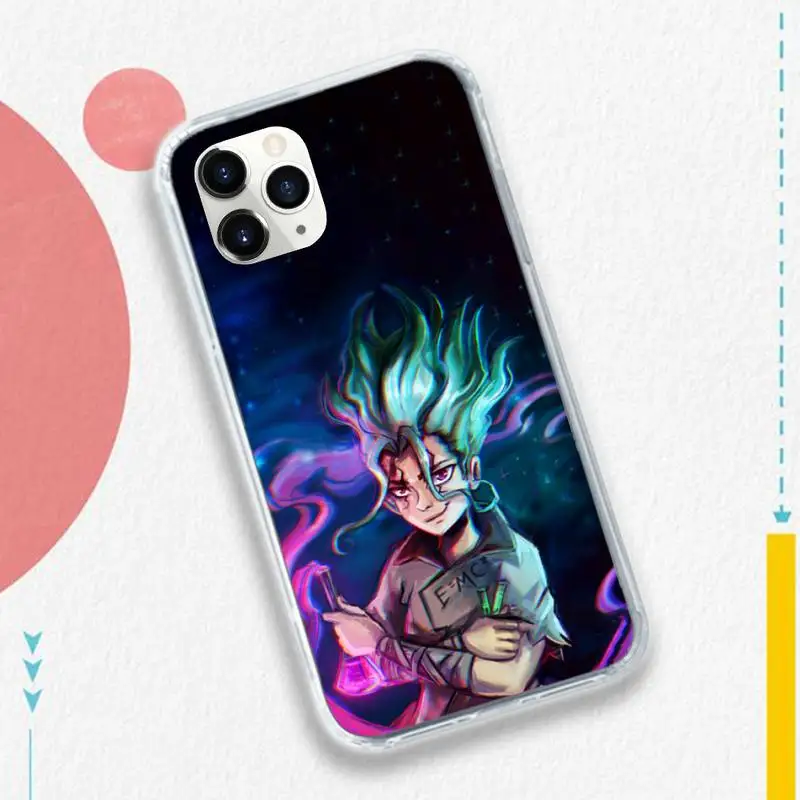 

anime Dr.STONE Ishigami Senkuu Phone Case for iPhone 11 12 pro XS MAX 8 7 6 6S Plus X 5S SE 2020 XR