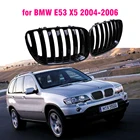 Передняя Глянцевая решетка для BMW E53 X5 LCI 2004 2005 2006