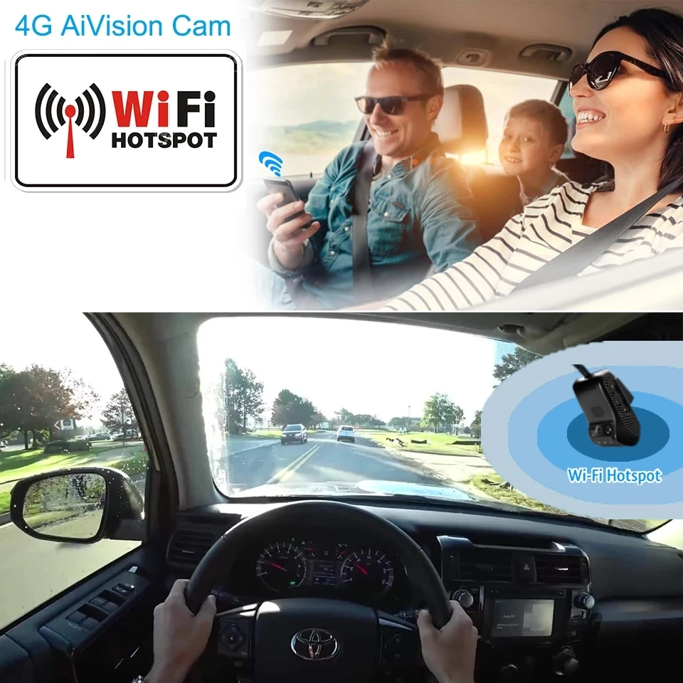 JIMI 4G Car DashCam JC400P UBI GPS Wifi DVR With 2 Live Stream Video Record Cloud Storage Cut-Off Fuel By APP 1080P Tracker Cam |