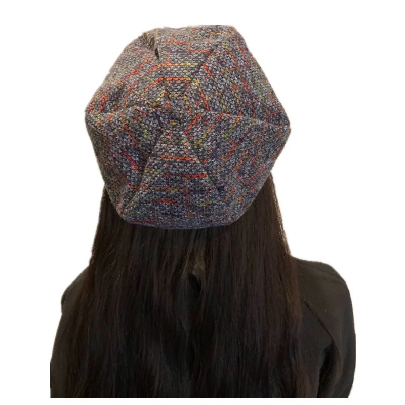 

wool Women Beret Autumn spring Octagonal Cap Hats Stylish Artist Newsboy Caps Boina para mujer sombreros Beret pour femme Bonnet