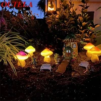 outela outdoor lawn lights modern creative mushroom garden lamp led waterproof decorative for home