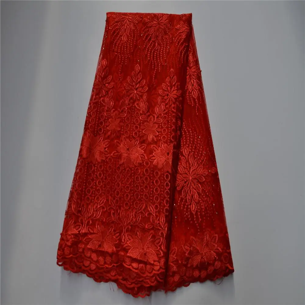 Африканская Тюлевая кружевная ткань высококачественная вышитые французские