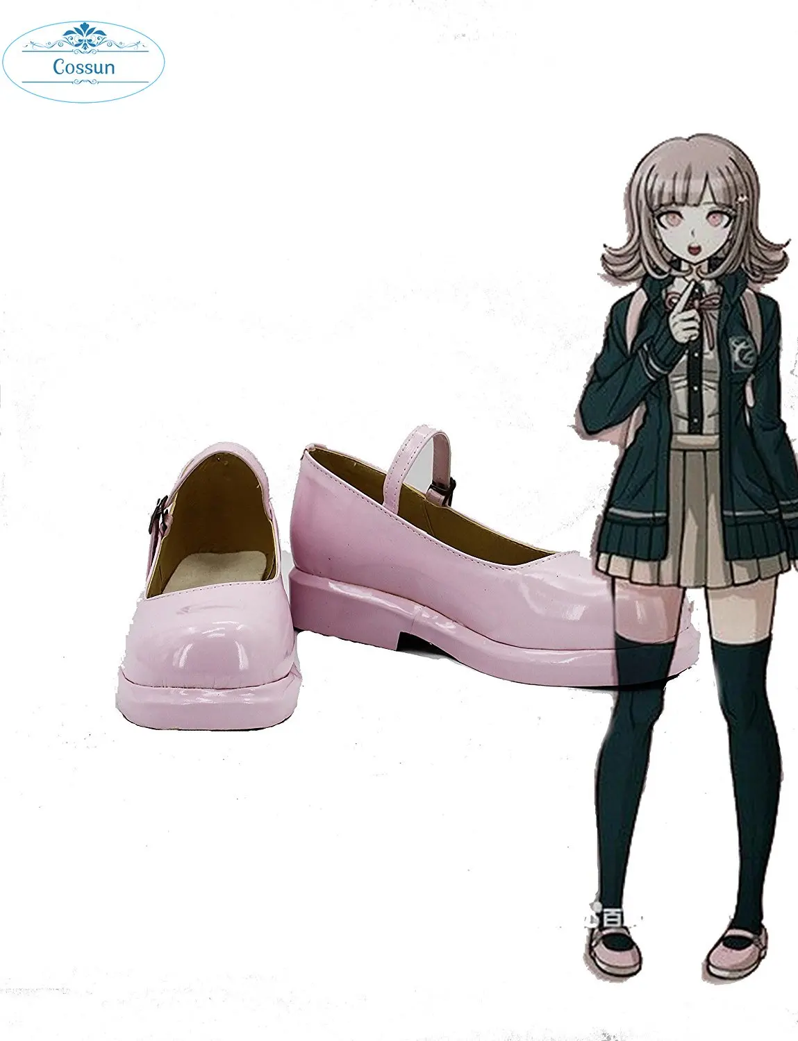 

Game Danganronpa Chiaki Nanami Shoes Cosplay Boots Custom Made halloween role play