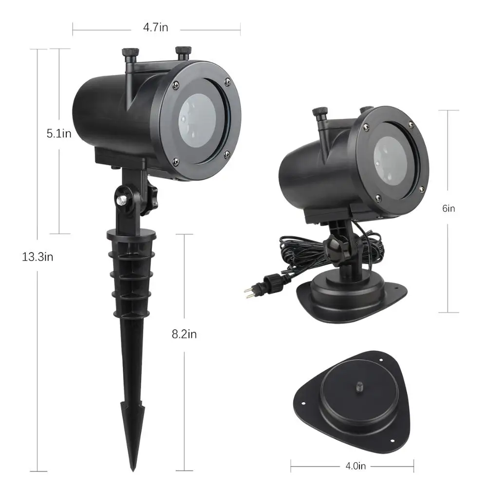 Рождественский Хэллоуин новый год лазерный проектор светодиодный для вечеринки