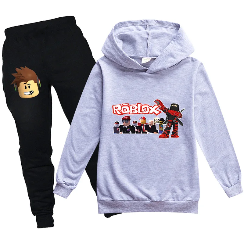 Толстовка robloxing с капюшоном для маленьких мальчиков комплект одежды модная