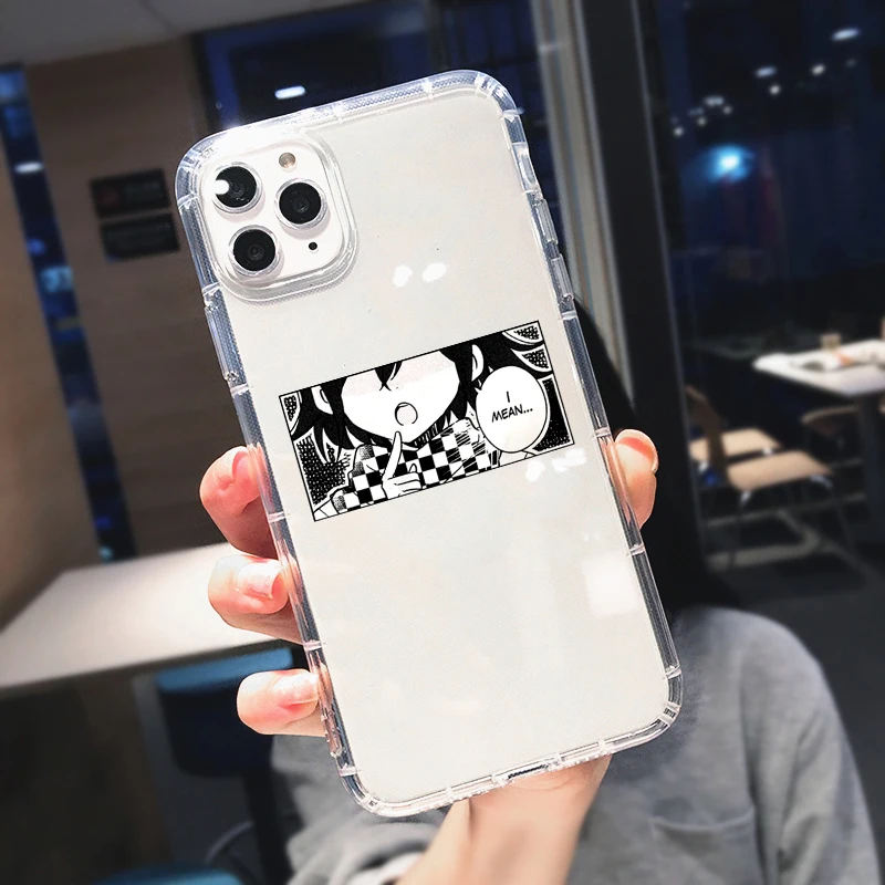 Телефонный чехол Danganronpa V3 Killing Harmony для iPhone 13 12 Pro MAX 11 XR 7 X XS SE20 8 6 Plus прозрачный