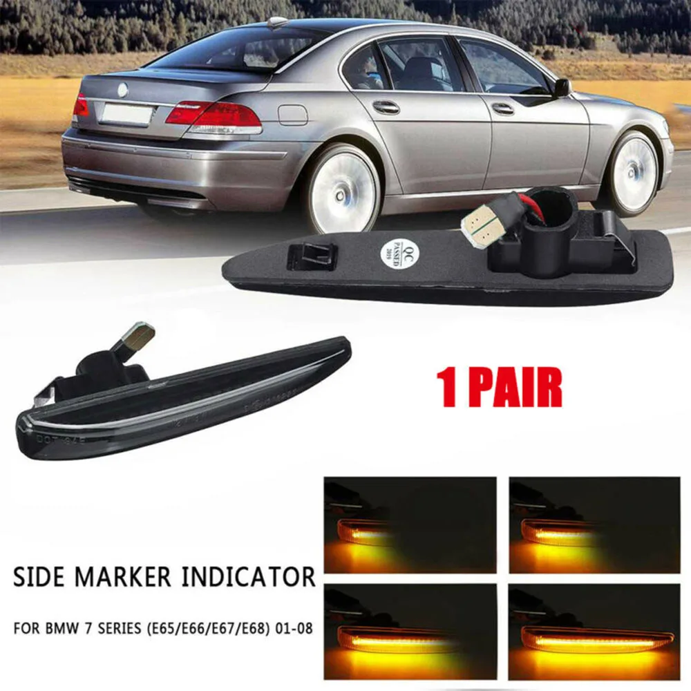 

Fender Turn signal lights Dynamic Flowing Left/Right Sequential Useful