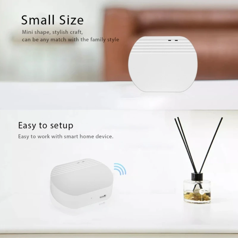 

Wireless Hub Smart Gateway WIFI Multi-function Linkage Device Home Improvement Intelligent System Remote Control Networking 28GF