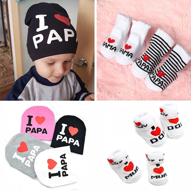 Милые носки для новорожденных с буквенным принтом мягкие маленьких девочек и