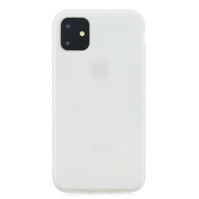 Чехол для телефона ярких цветов, чехол для iPhone 11 Pro Max, мягкий силиконовый чехол из ТПУ для Etui iPhone 6 7 8 Plus X XR XS Max, задняя крышка - Цвет: White