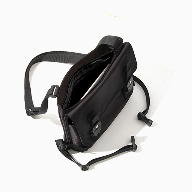 Сумка-мессенджер Мужская водонепроницаемая нейлоновая Удобная черная сумочка