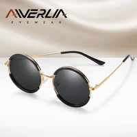 aiverlia women sunglasses luxury designer women polarized sunglasses high quality oval lens metal frame glasses gafas uv400