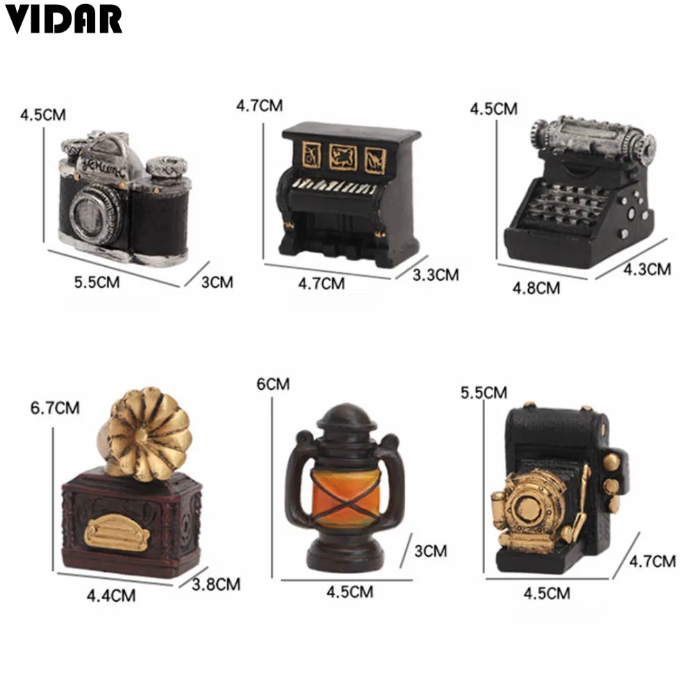 Миниатюрные фигурки VIDAR из смолы мини садовая статуя винтажный Декор для дома