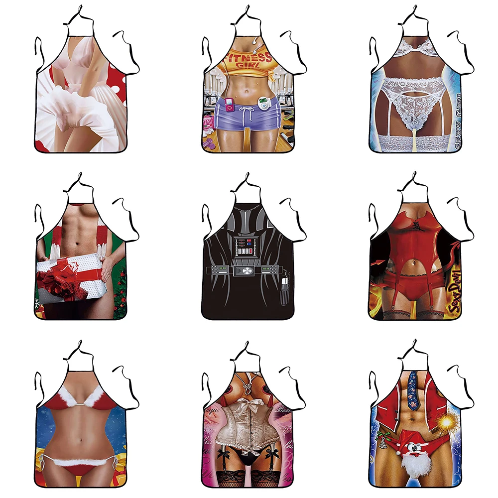 Пикантная женская Смешной фартук Кухонный Фартук для готовки дома