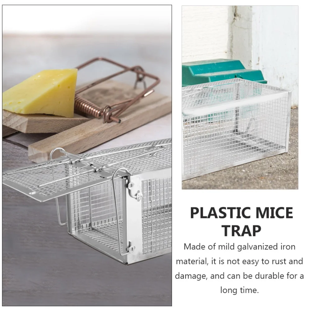 

2pcs Useful Mousetrap Cage Durable Mice Trap Trap for Indoor and Outdoor
