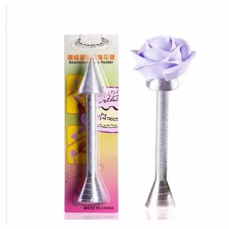 1 шт. Кондитерские палочки розы цветок держатель украшение конус для выпечки