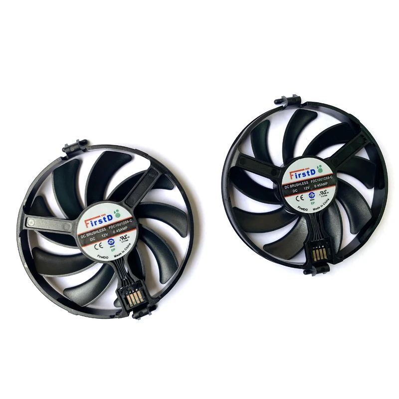 FDC10U12S9 C кулер вентилятор Замена для XFX AMD Radeon RX 470 480 580 RX580 RX480 RX470 издание 480P85EAJ/7