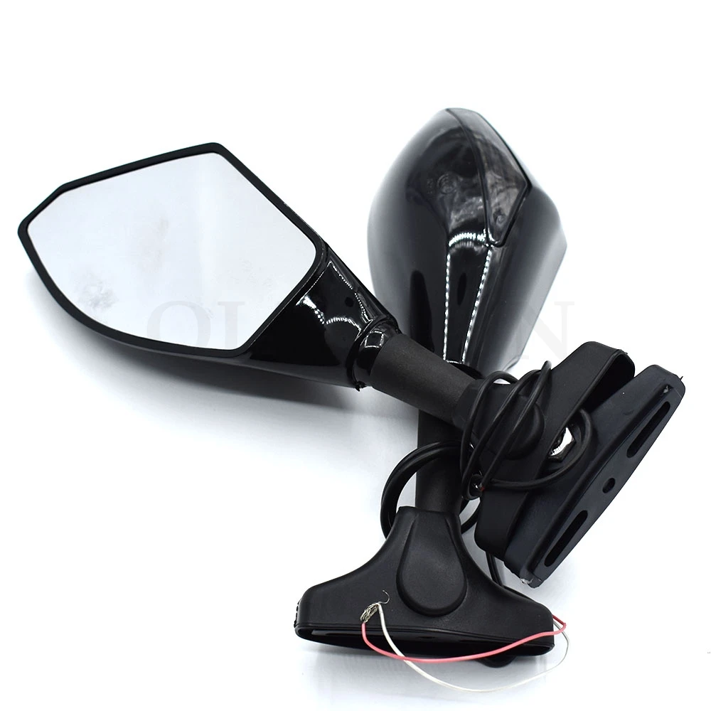 Универсальный мотоцикл заднего вида боковое Крыло зеркала w/светодиодный