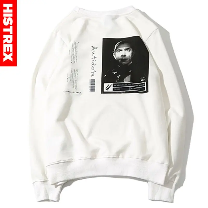 Забавный свитшот уличная одежда мужской пуловер с принтом средних пальцев в