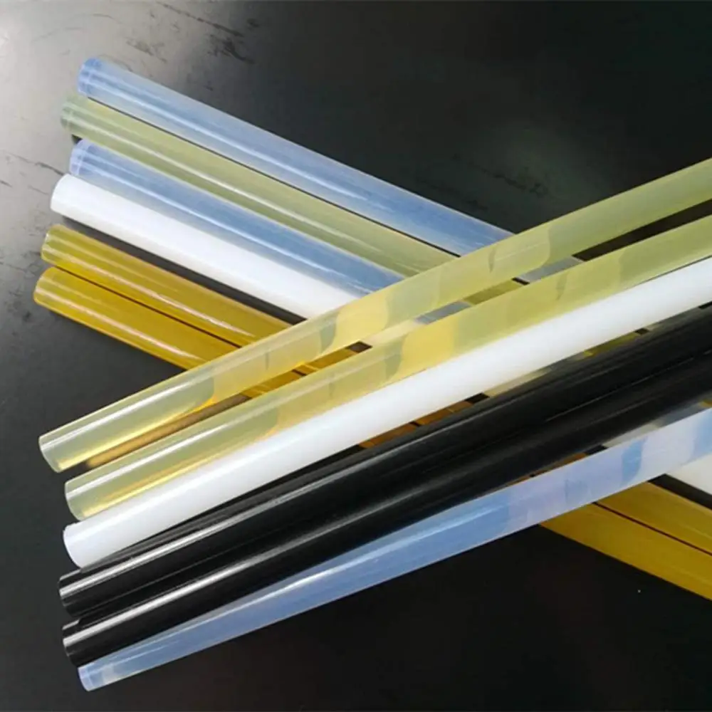 10 шт./компл. 7 мм термоплавкий клей карандаш полупрозрачные стержни с сильной