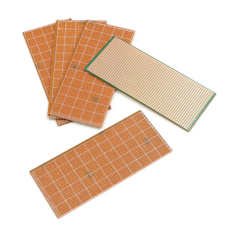 5 шт. Stripboard Veroboard односторонний прототип печатной платы 6 5x14 см|Детали
