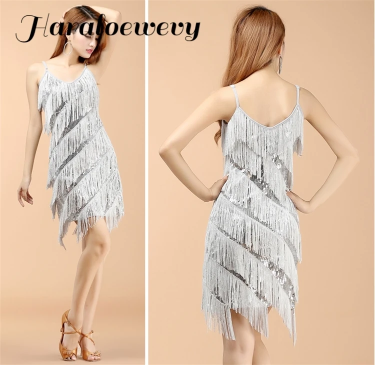 Женские 1920s Винтаж Великий Гэтсби платье с блестками для вечеринки сексуальная