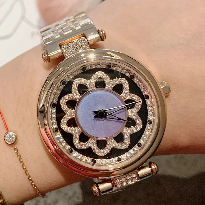 

DACR Flower Designer Brand Top Brand Luxury Women Watches Quartz Fashion Waterproof Stainless Steel Ladies Watch Female Clock