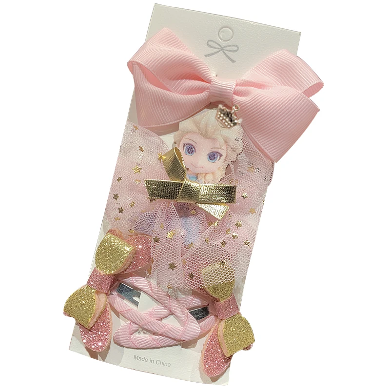 4 шт./компл. милые заколки для волос с бантом девочек детские аксессуары |