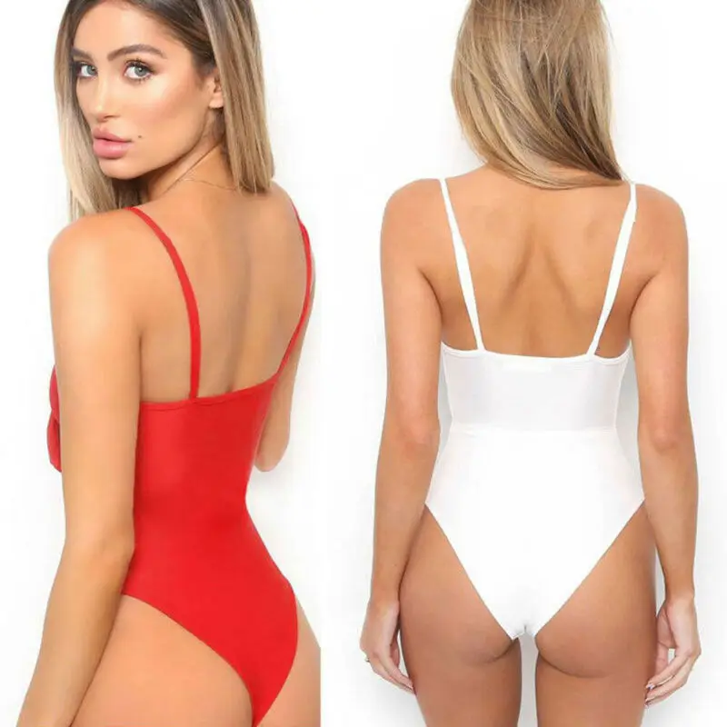 

Fashion One PieceWomen Swimwear Swimsuit Push Up Padded Bikini Bathing Beach