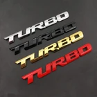 3d-эмблема TURBO, Металлический гриль, задний багажник, автомобильная лампа для Audi, BMW, Ford focus, VW, skoda, seat, Peugeot, lada, Renault, Hyundai