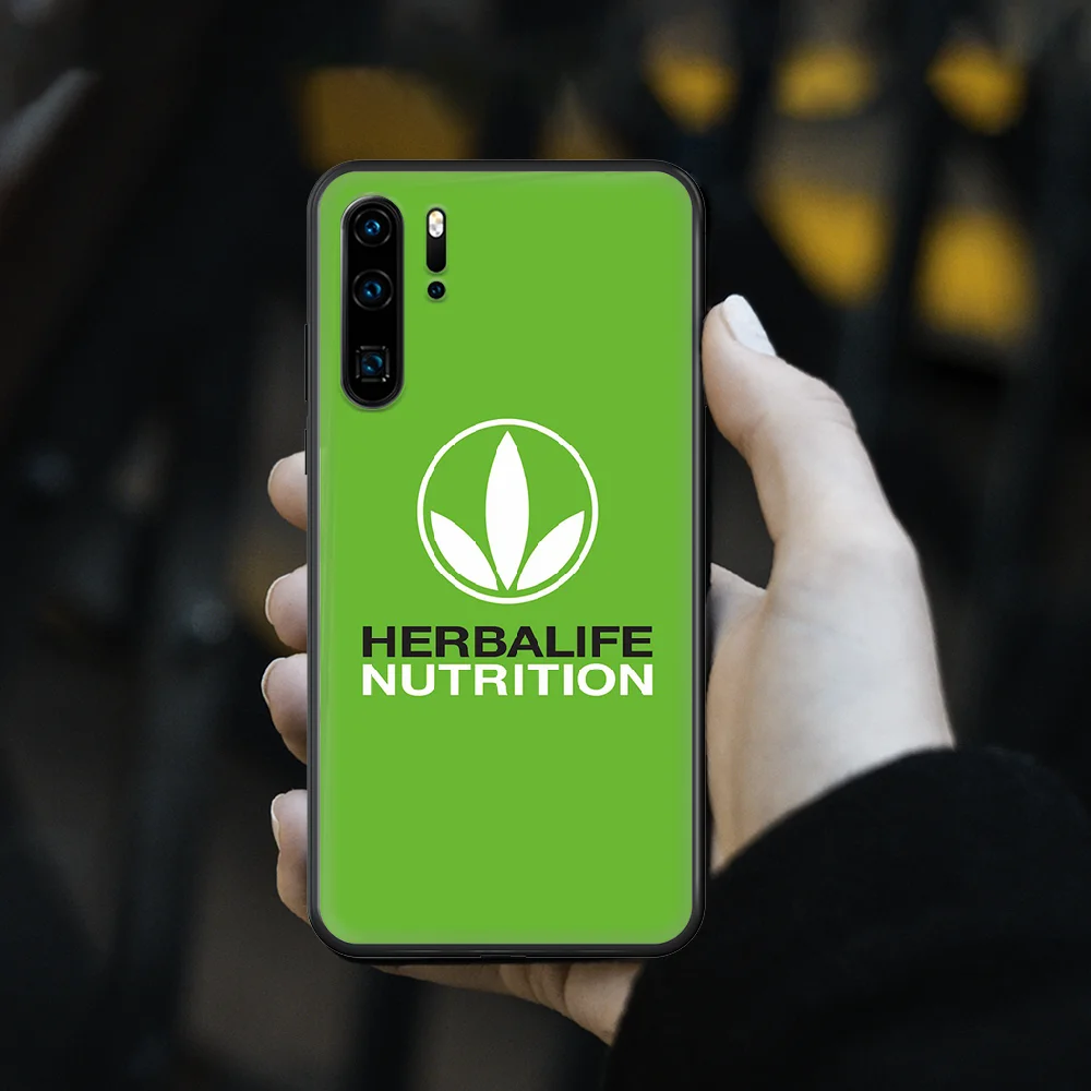 

Herbalife Phone Case cover For huawei p 8 9 10 20 30 40 P pro Smart 2019 Z lite mini black Bumper Tpu Funda 3D Waterproof Soft