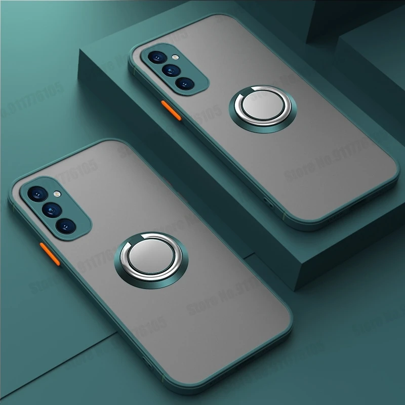 Чехол с магнитным кольцом-подставкой для Samsung Quantum 2 A82 S21FE S21 S22 Ultra F52 A72 A52 A32 S10 |