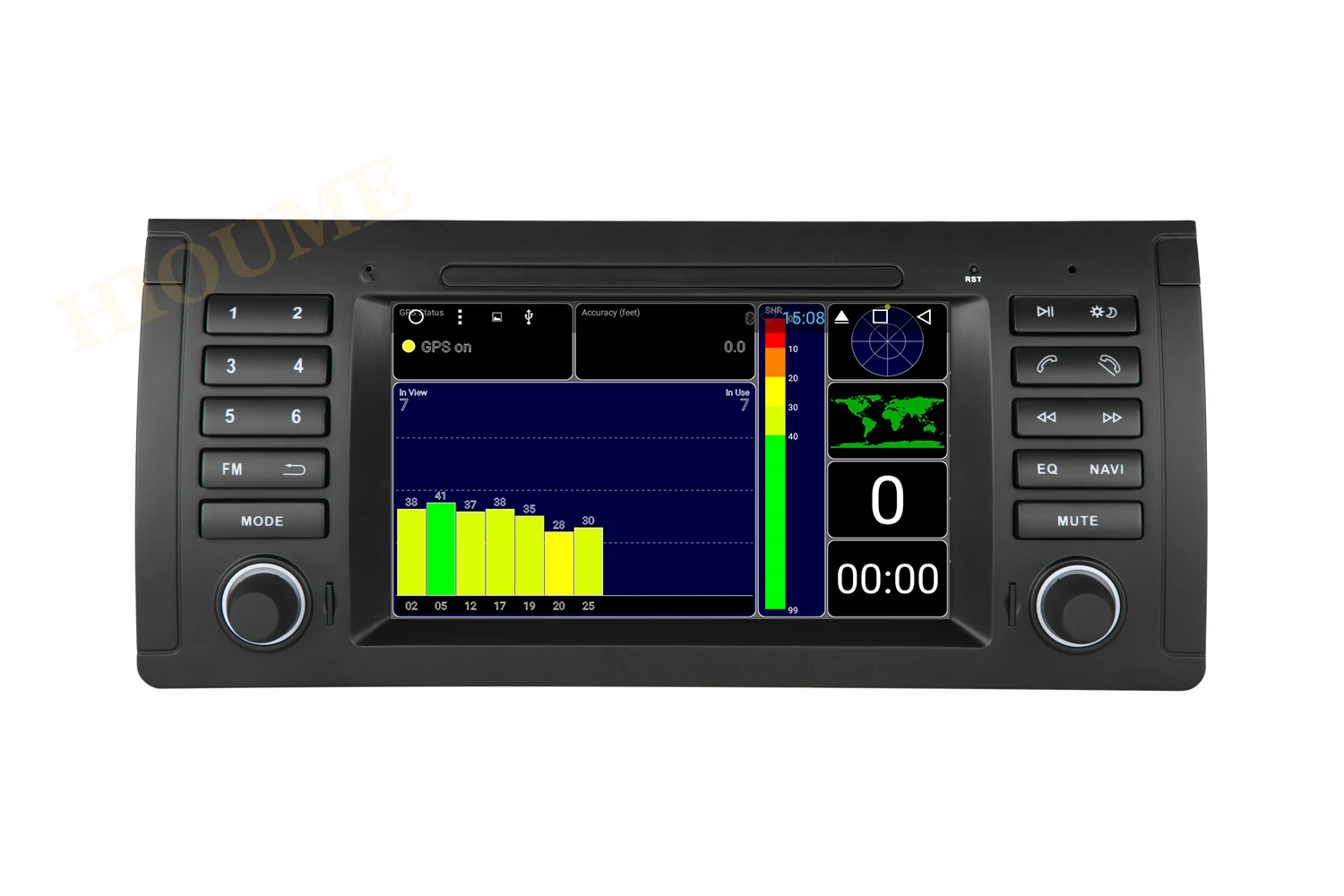 저렴한 안드로이드 10.0 자동차 멀티미디어 플레이어 GPS 네비게이션 라디오 BMW E39 X5 E53 M5 1996-2006 무선 CarPlay 스테레오 오디오 비디오