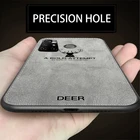 Чехол для poco m4 pro, тканевый чехол с рисунком оленя, чехол poko pocco little m 4 pro m4pro 5g nfc, мягкий силиконовый бампер shockpoof coque