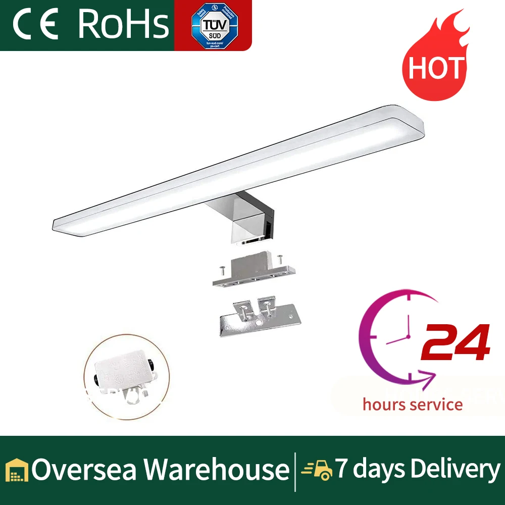 

Modern LED Mirror Light Wall Lamp Light Fixture Sconce Acrylic Wall Mounted Bedroom Bathroom Fixtures Vanity Light 8W 10W 14W