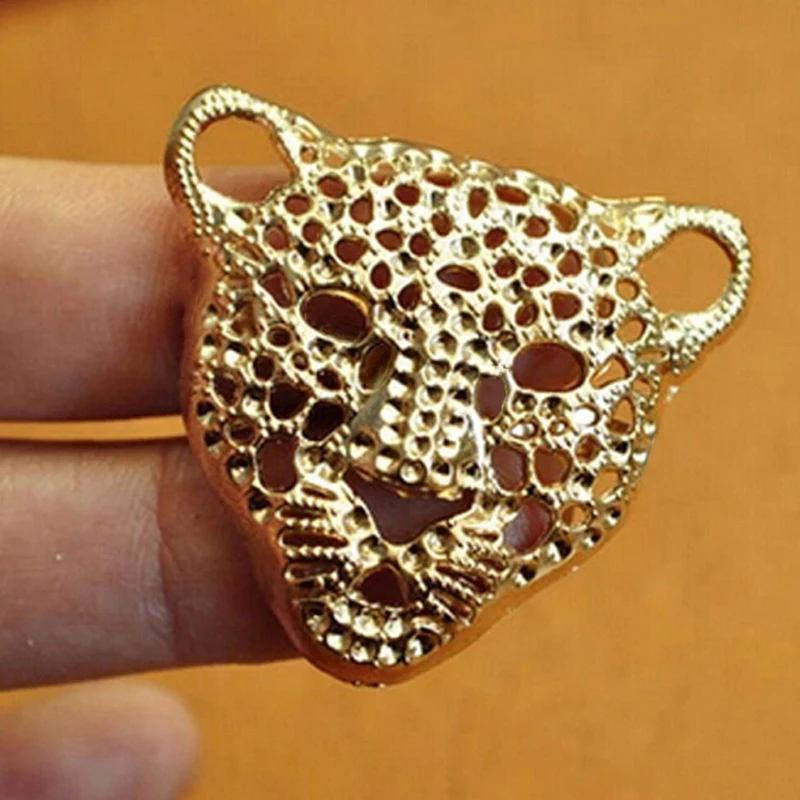 Сплав леопарда панк одежды заклепки Шпильки для Кепка shose сумка шляпа джинсы