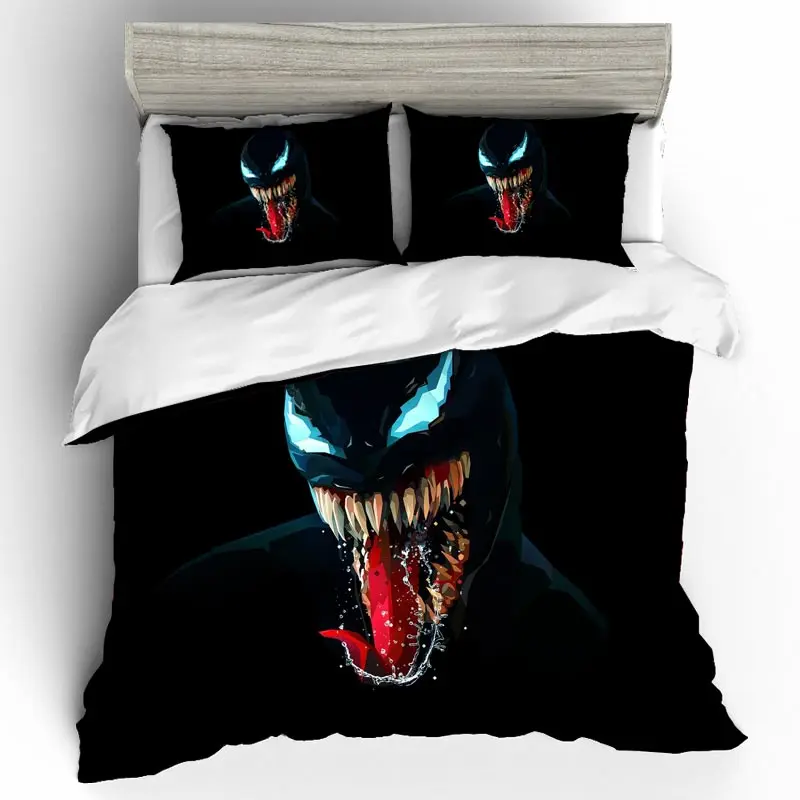 DQ0423 Домашний текстиль постельное белье Venom Ropa De Cama свадебный подарок Sabanas 3d комплект постельного белья королевского размера Lencol Cama Casal Cat постельное белье поплин - Цвет: DQ0423