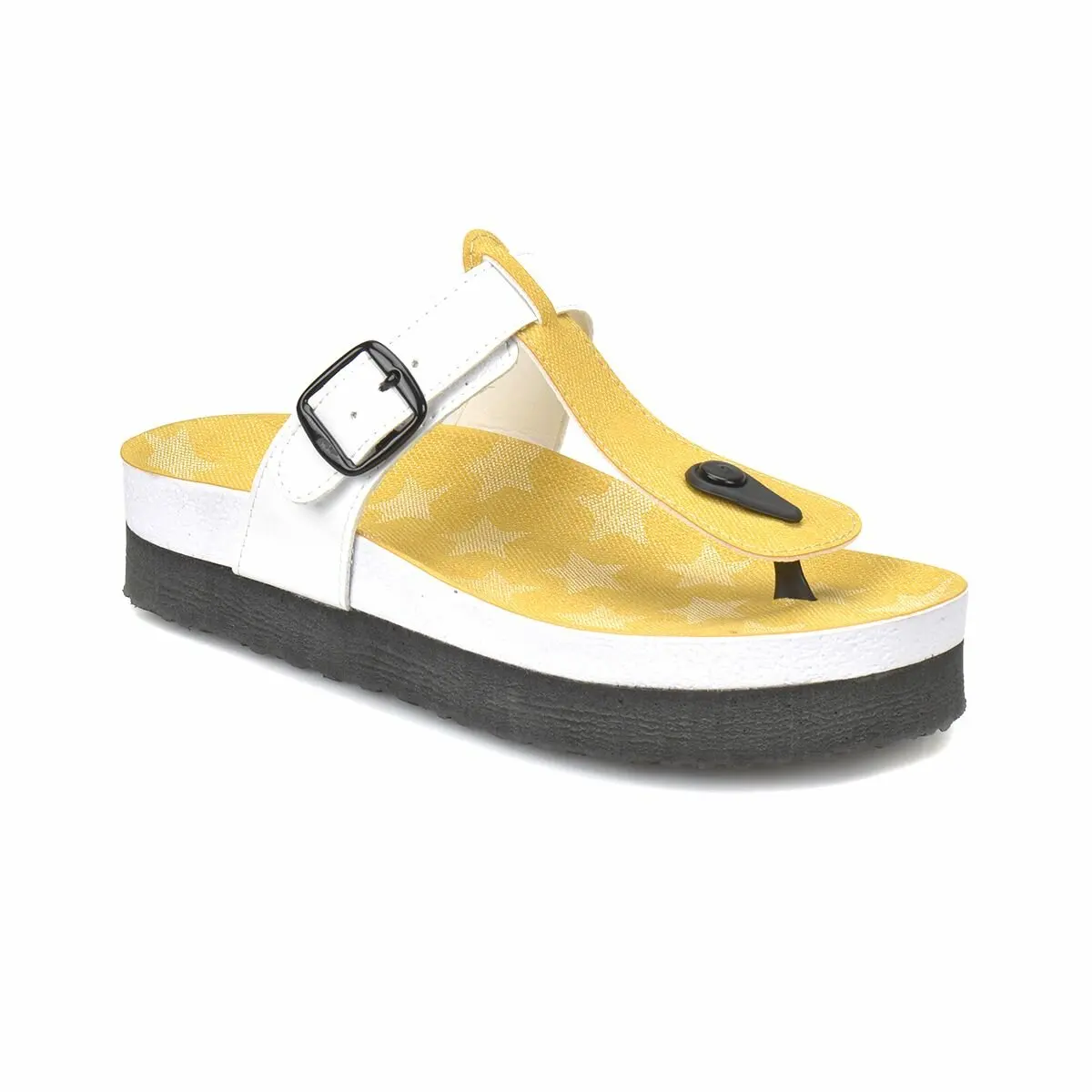 

FLO CS18114 Yellow Women 'S Slippers Art Bella