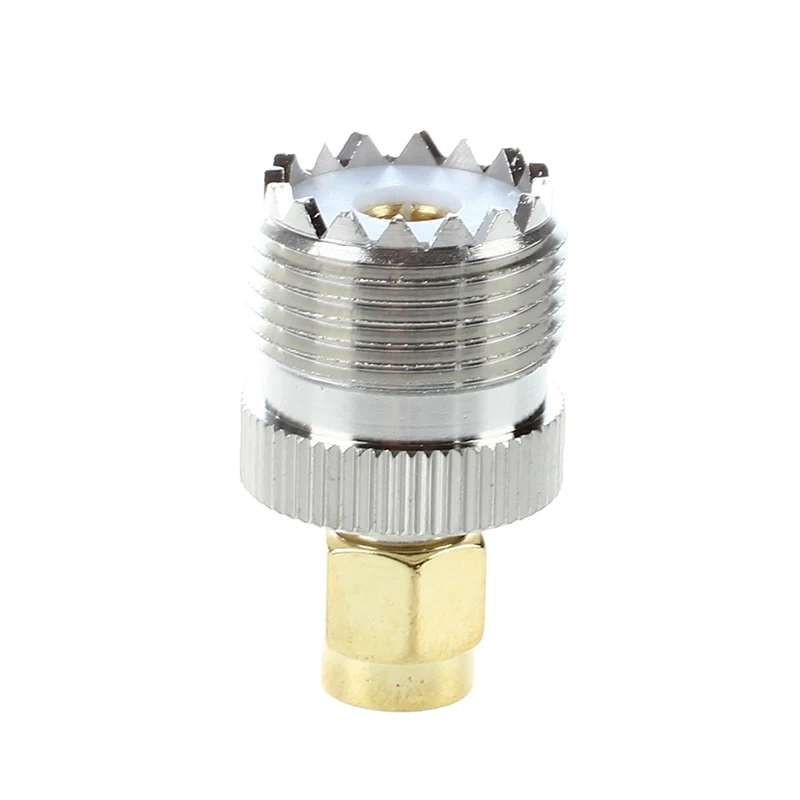

UHF SO-239 F to SMA M Female/Male Straight Coaxial Coupling Adapter Plug