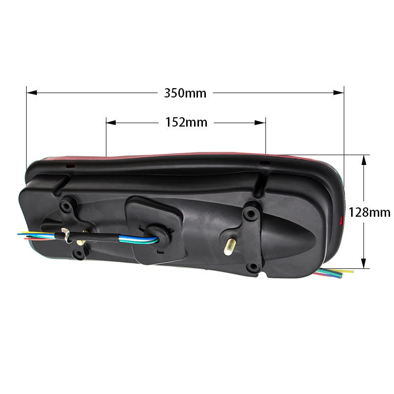 Nlpearl 2x12V 24V Водонепроницаемые грузовики светодиодный задний фонарь для трейлеров