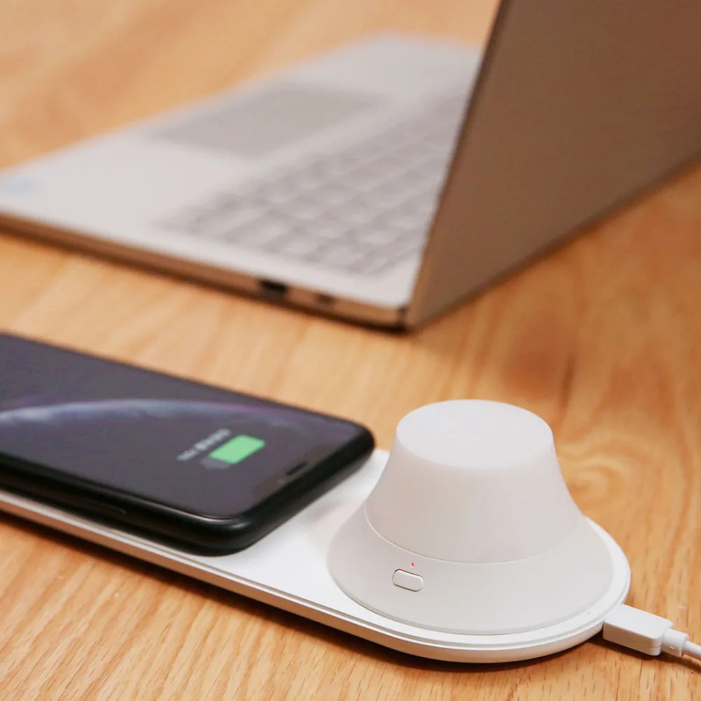 

Magnetic Suction Night Light Decoration Fast Portable Wire Charging Home Bright LED Table Slim ABS Rechargeable