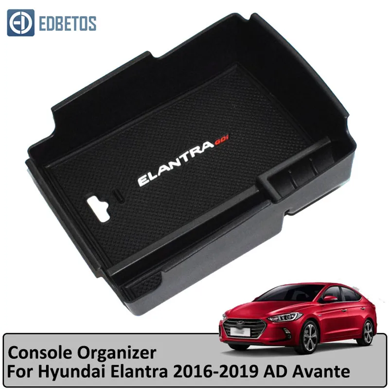AB006 Подлокотник для хранения перчаток для hyundai Elantra Avante AD- органайзер для центральной консоли лоток Elantra аксессуары для интерьера - Цвет: AB006