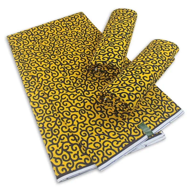 

African Ankara Wax Print Fabric For Sewing African 100% Cotton For Nigerian Wax Pagne Africain New Design