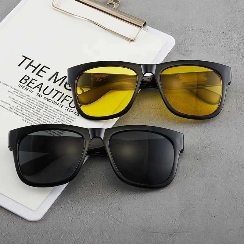 

Солнцезащитные очки в стиле ретро для активного отдыха ветрозащитные песочные очки для вождения дальнего света очки ночного видения для ув...