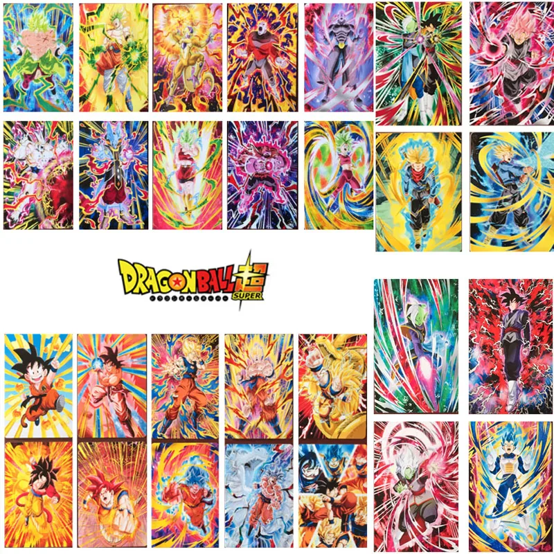

Dragon Ball Z Son Goku Vegeta IV Trunks Zamasu Fierce battle legend cartoon Figure Super Saiyan Card collection Game cards